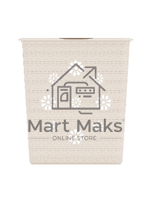 Корзина для белья Альтернатива Плетенка 60л слоновая кость М2030 (50737)