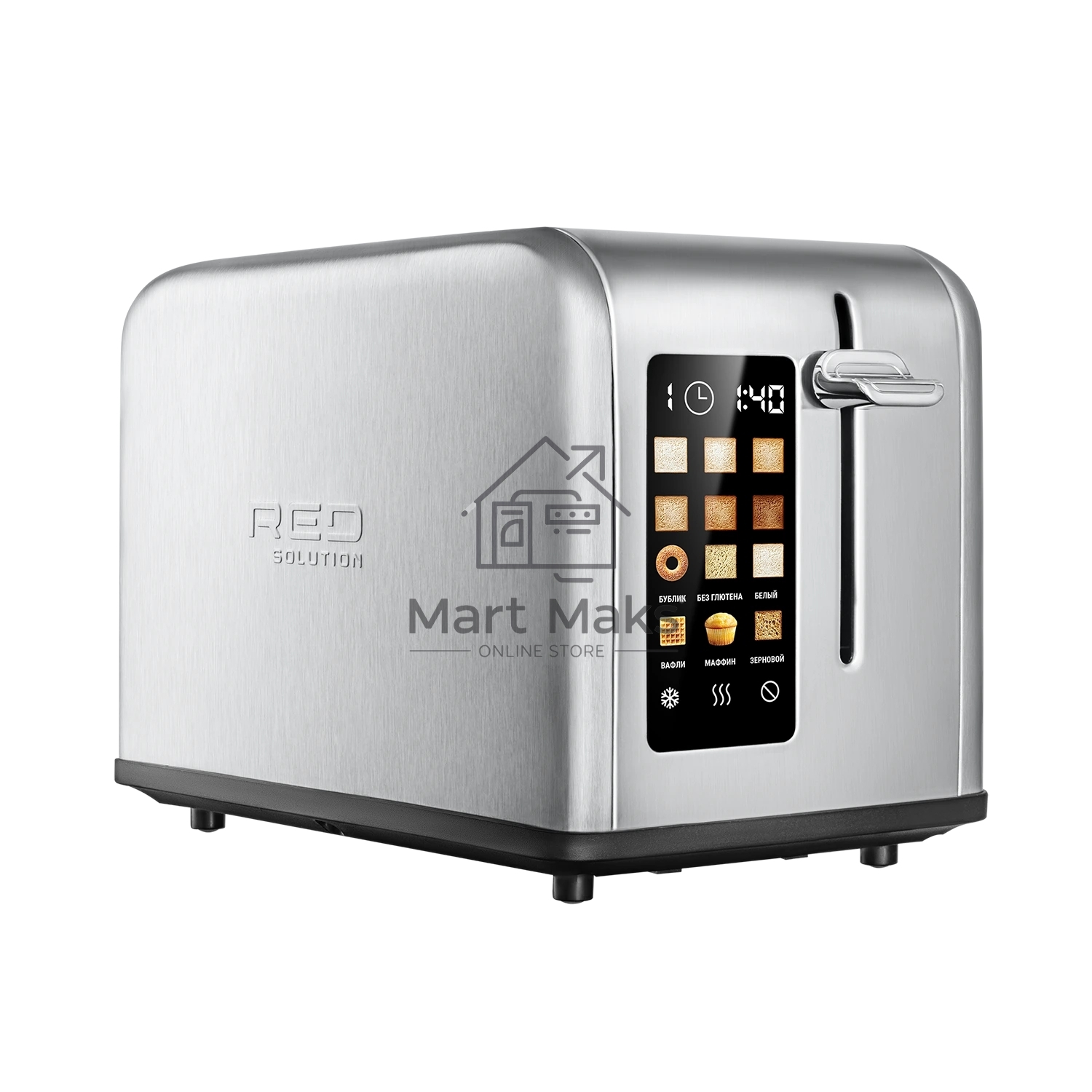 Тостер Red Solution Colorsense M460D 900Вт серебристый/серый