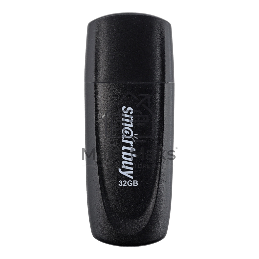 Флешка USB R/W SmartBuy R/W 32Gb Scout Black (SB032GB2SCK), 32Gb, USB 2.0, R/W 13/8, черный