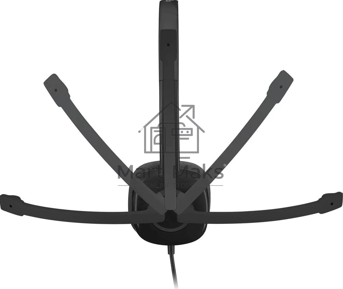 Гарнитура проводная Logitech Headset H151 Stereo черный