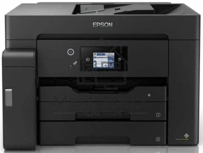 МФУ струйное Epson M15140 (C11CJ41404), A3+, ч/б, печ. до 25 стр/мин., скан. до 26 стр/мин., 2400 x 4800 dpi (печать) 1200x2400dpi (скан.), USB, RJ-45, Wi-Fi