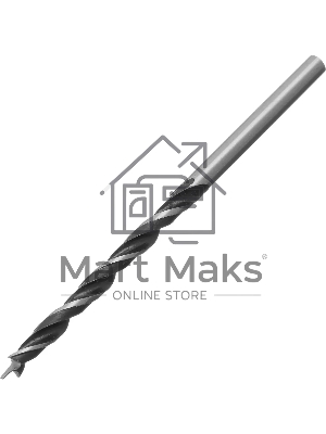 Сверло Сибртех по дереву Д=3 мм Дл=60 мм (1 пред.) для дрелей