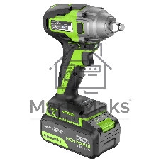Гайковерт Greenworks GD24IW400 аккум. патрон:квад.1/2