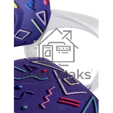 Кресло Domfy DK X-ROOM WH фиолетовый Sticks 08 крестов. пластик пластик белый