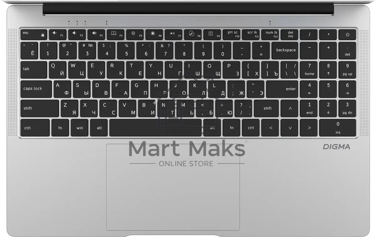 Ноутбук Digma EVE P5851 Pentium Silver N5030 8Gb SSD256Gb Intel UHD Graphics 600 15.6