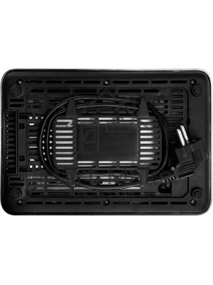 Тостер Kitfort КТ-6221 870Вт нержавеющая сталь/черный