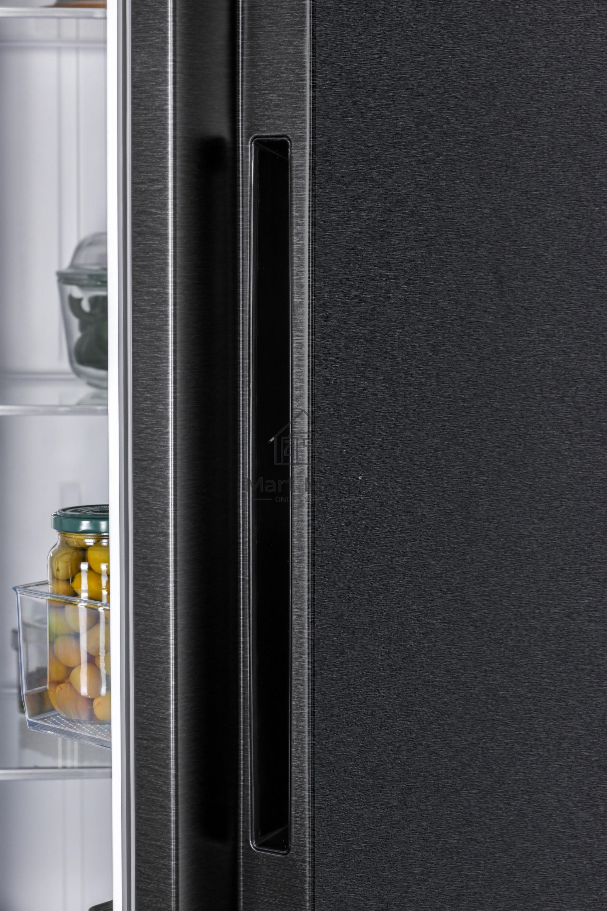 Холодильник Nordfrost RFS 525DX NFXd inverter темная нержавеющая сталь двухкамерный 283/183л морозилка сбоку, No Frost, Side-by-Side