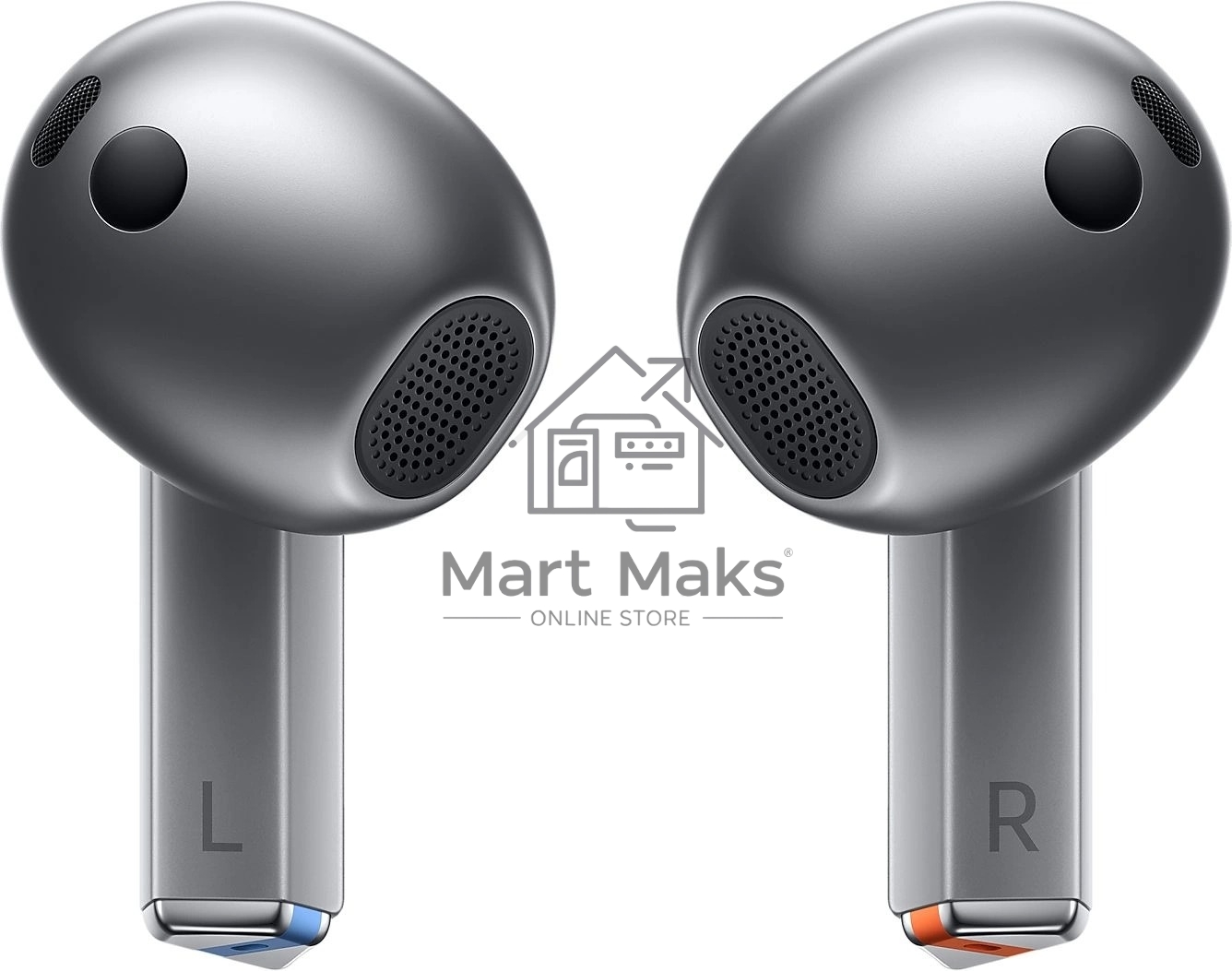 Гарнитура вкладыши Samsung Galaxy Buds 3 серебристый беспроводные bluetooth в ушной раковине
