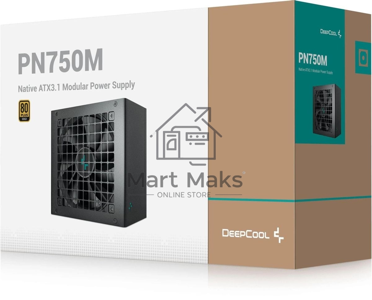 Блок питания Deepcool / GamerStorm PN750M V2 Gen.5, 750Вт, 80 PLUS Gold, 120мм, черный