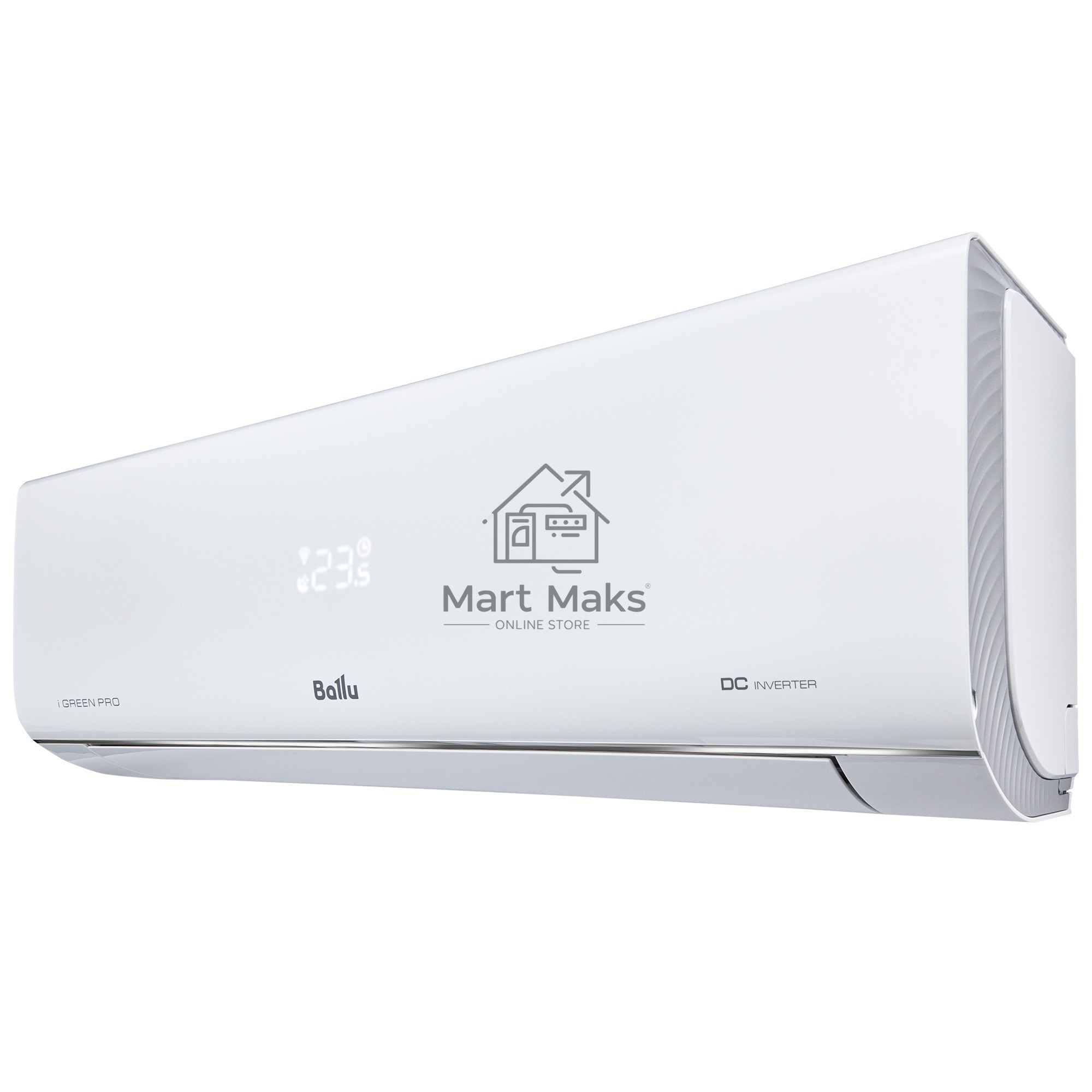 Блок внутренний сплит-системы Ballu iGreen Pro DC BSAGI/in-07HN8 инвертор, 7800 BTU, 23 м², 22.5 дБ, охлаждение, обогрев, осушение, белый