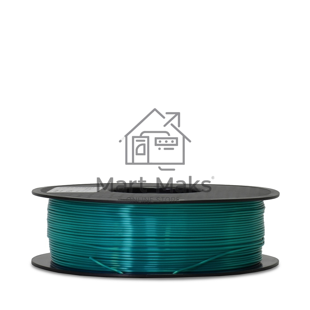 Филамент Crown Micro CM-FILPLAS006G PLA Silk 1.75 1кг зелёный