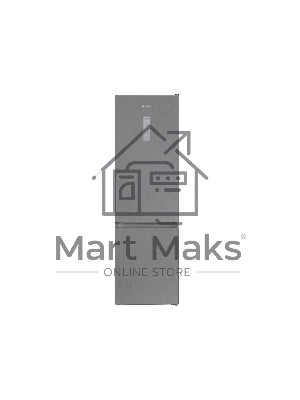 Холодильник Hotpoint HT 6200 MX нержавеющая сталь двухкамерный 240/83л морозилка снизу, No Frost