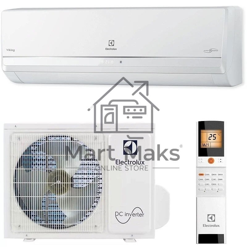 Блок внешний сплит-системы Electrolux EACS/I-18HVI/N8_21Y/out инвертор, 18000 BTU, 50 м², охлаждение, обогрев, осушение