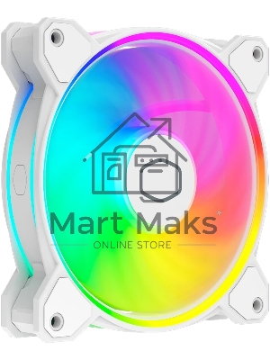 Вентилятор для корпуса Cooler Master MasterFan MF120 Halo2 ARGB 120х120x25 белый 4-pin 27дБ (MFL-B2DW-21NP2-R2) Ret