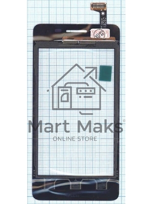 Сенсорное стекло (тачскрин) для Huawei Y301-A1, черное