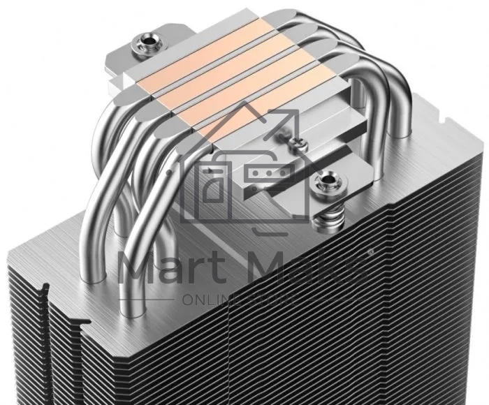 Кулер ID-Cooling SE-214-XT DF ARGB белый 120мм алюминий+медь 2000rpm 31.5db 4-pin 180W 150мм