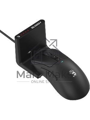 Мышь A4Tech Bloody R73 Ultra Duo черный оптическая 20000dpi беспров. USB-C 7but (R73 ULTRA DUO BLACK)