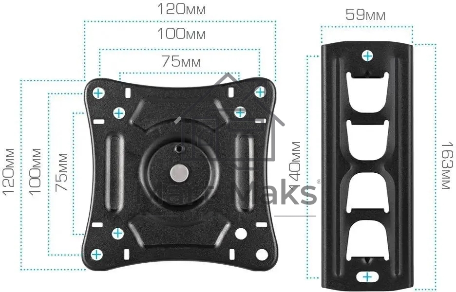 Кронштейн для телевизора Arm Media LCD-205 черный, 14