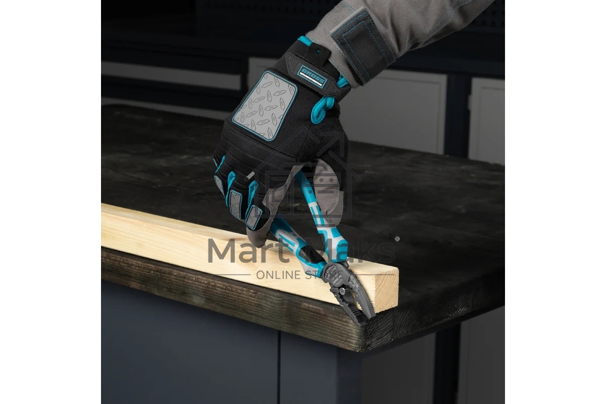 Плоскогубцы Gross 16975 комбинированные, 205 мм, трехкомпонентные рукоятки