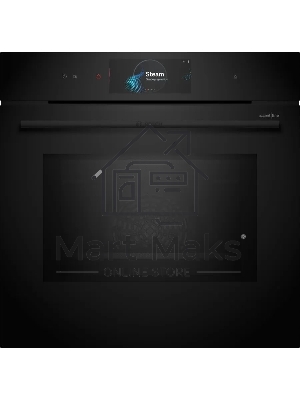 Духовой шкаф Bosch HNG978QB1 Accent line. Serie 8, духовой шкаф с микроволнами и паром, черный, 28 режимов + комбинированные режимы, микроволны до 800 Вт, 4-слойное остекление, 3 цветных текстовых TFT-дисплея 2,5