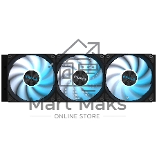 Жидкостная система охлаждения Gigabyte Eagle 360 ARGB черный, алюминий/медь, 2000 об/мин, 37.6 дБ, 4 pin