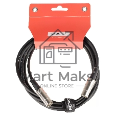 Кабель MIDI FORCE MCC-02/3MIDI DIN 5-pin - MIDI DIN 5-pin, высококачественный, диаметр 6 мм, для подключения синтезаторов, звуковых модулей и др. оборудования, профессиональные металлические разъемы, длина 3 м, черный