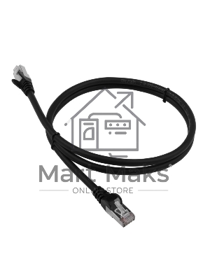 Патч-корд Lanmaster LAN-PC45/S6-2.0-BK FTP вилка RJ-45-вилка RJ-45 кат.6 2м черный LSZH (уп.:1шт)