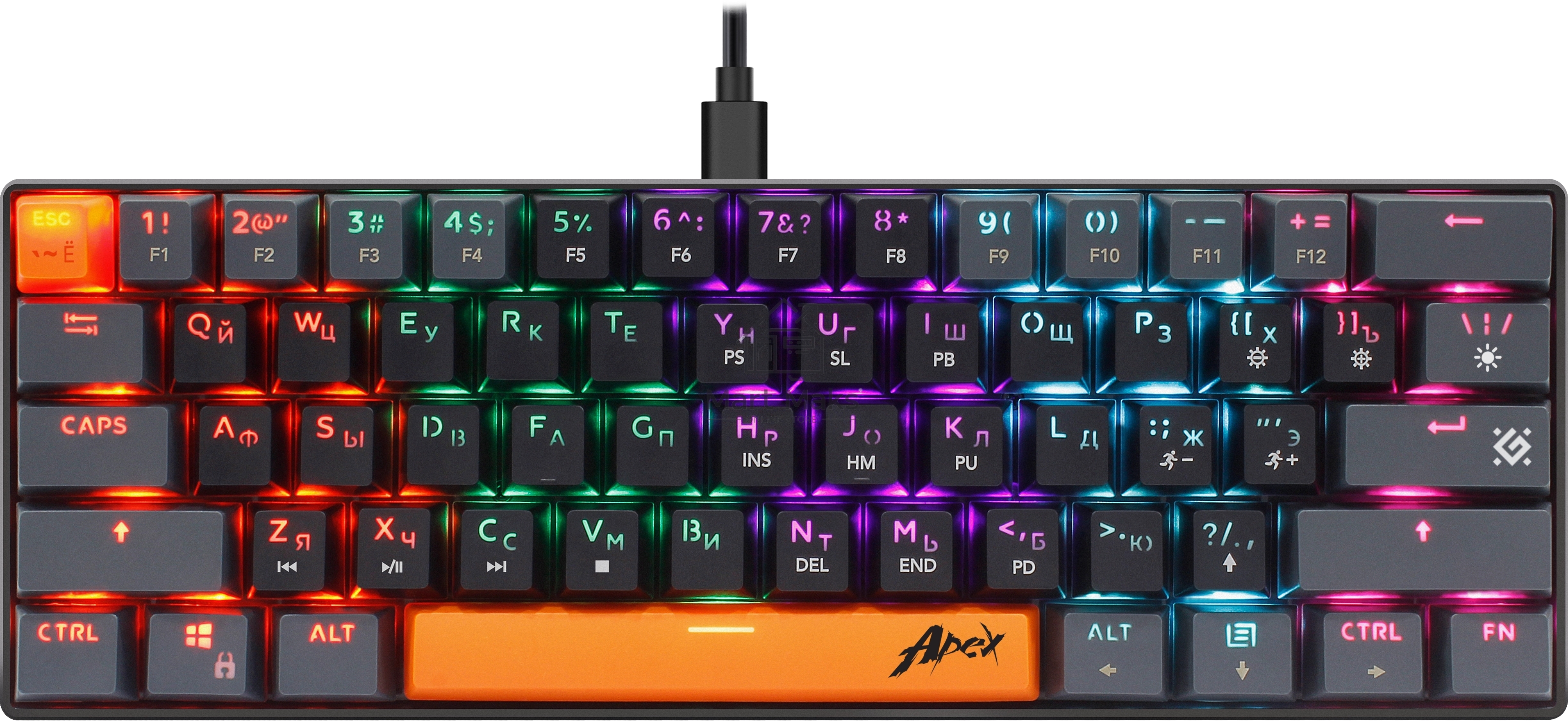 Клавиатура Defender USB APEX GK-002 RU