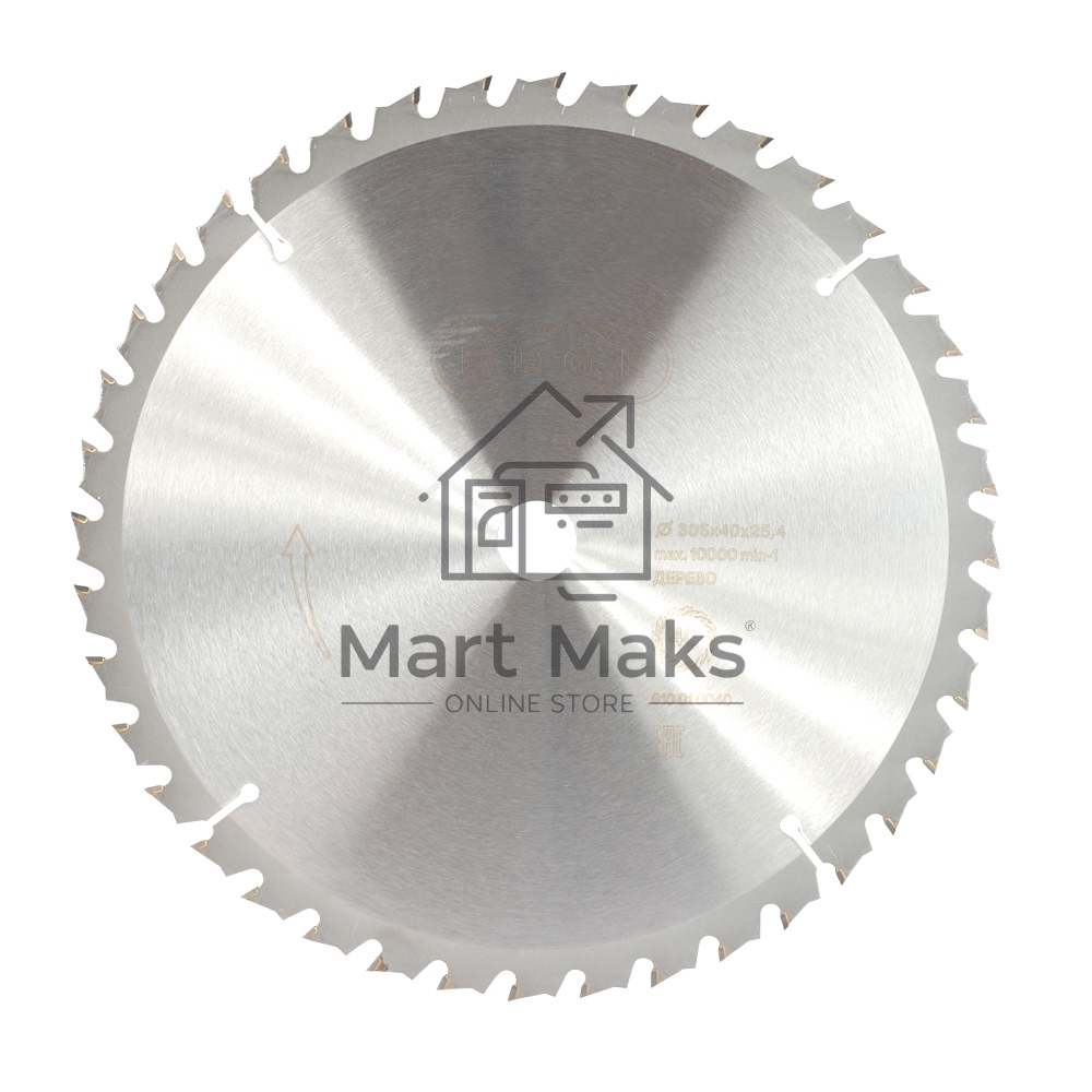 Диск EDGE by PATRIOT пильный по дереву 305x40x25,4 для торцовочной пилы