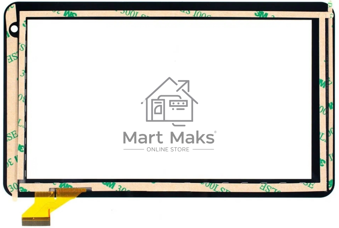 Сенсорное стекло (тачскрин) для Prestigio SmartKids 3997, черное