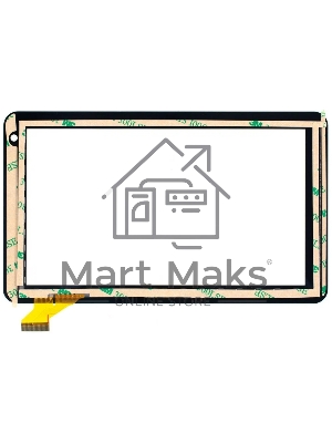 Сенсорное стекло (тачскрин) для Prestigio SmartKids 3997, черное