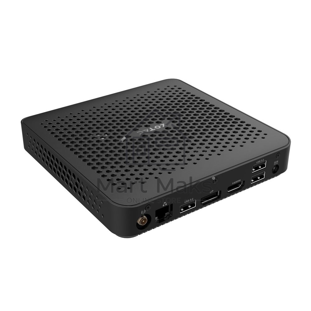 Платформа системного блока с ЦПУ Zotac ZOTAC ZBOX MI351, Barebone, Intel N100, WIFI, BT, EU PLUG 1x DDR5-4800 SODIMM, M.2 SSD SLOT, 1x GLAN, DP/HDMI