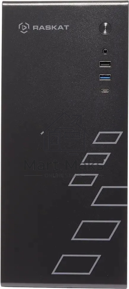 Компьютер Raskat Standart 300 (Intel Core i3 12100, RAM 8Gb, SSD 240Gb, no OS, kb+ms, black) 