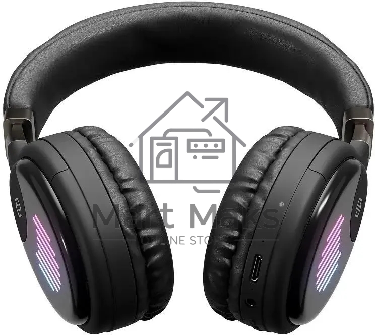 Гарнитура накладные Digma BT-16 черный беспроводные bluetooth оголовье
