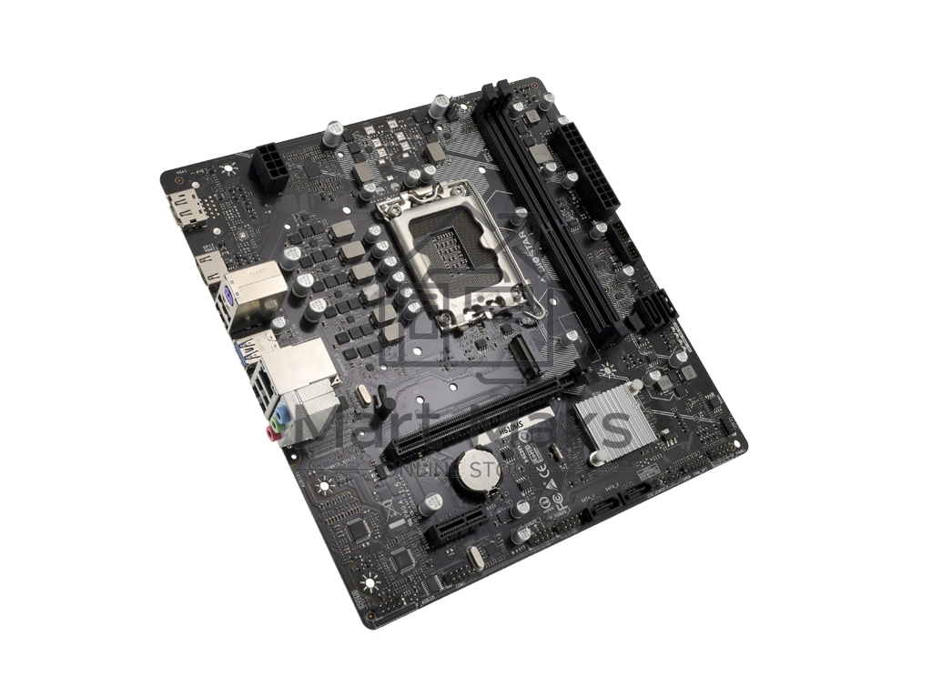 Материнская плата Biostar H610MS, LGA 1700, Intel H610, 2xDDR4, 4xSATA, 1xM.2, 1xPCIe 4.0 x16, 1xPCIe x1, 1xHDMI, 1xDP, 1x 1Gb LAN, 1xUSB-A 3.2 Gen 1, 4xUSB-A 2.0, 3x3.5 мм, 7.1, mATX