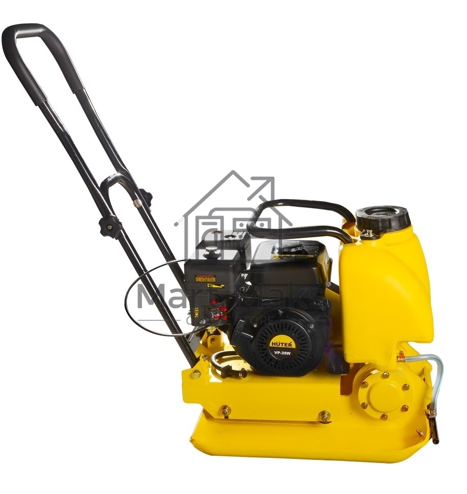 Виброплита бензиновая Huter VP-35W 4870 Вт 6.5 л.с., 25 кН, подошва 580х500 мм, 1050 м2/ч, 105 дБ