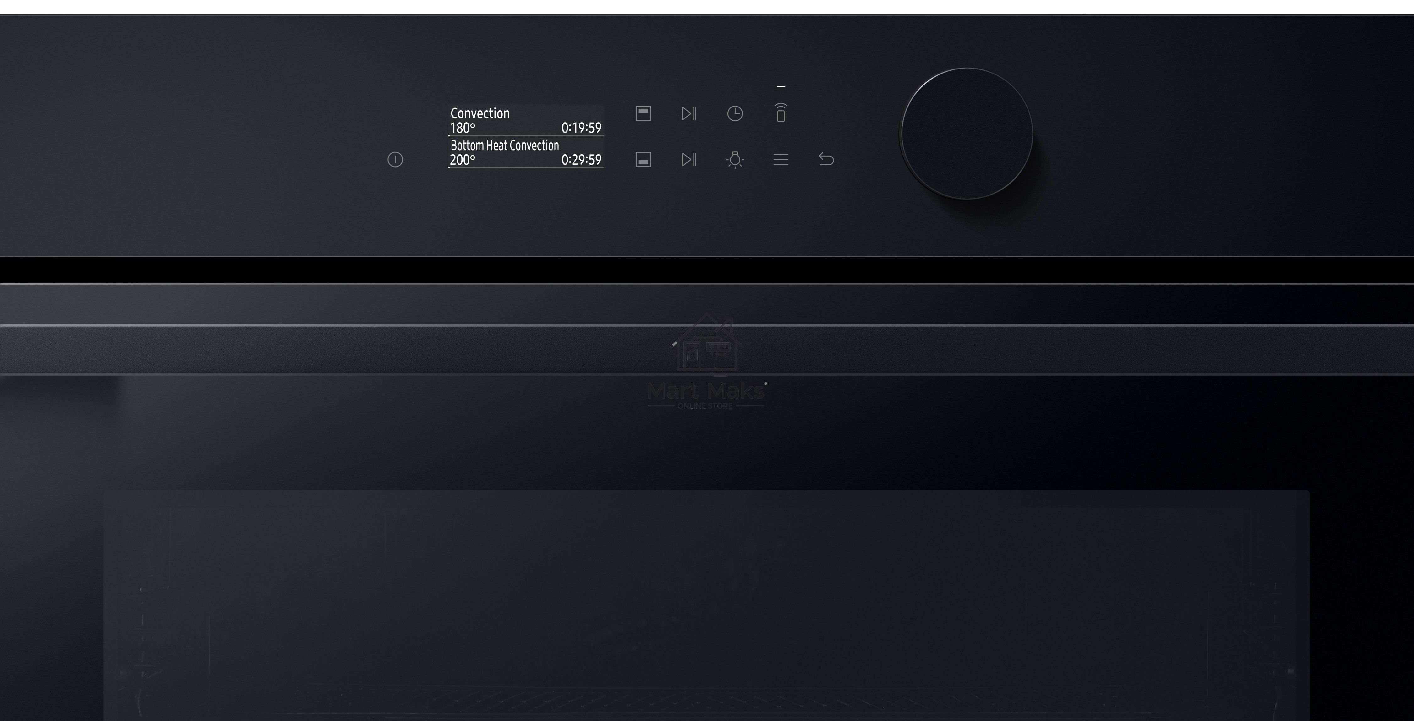 Духовой шкаф Электрический Samsung NV7B5645TAK/WT черный