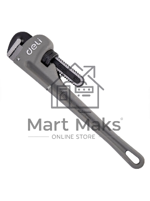 Трубный ключ Стиллсона облегченный Deli DL105018 405мм, максимальное открытие 60мм, Cr-Mo + алюминиевый сплав