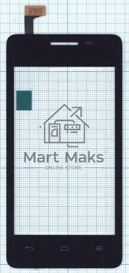 Сенсорное стекло (тачскрин) для Huawei Y301-A1, черное