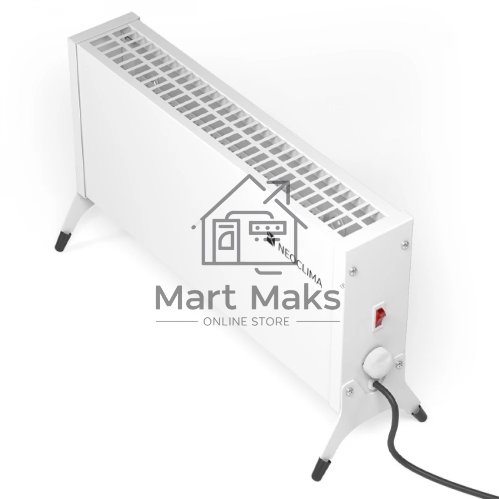 Конвектор Neoclima Nano 1000W белый, 1000 Вт, 15 м2, термостат