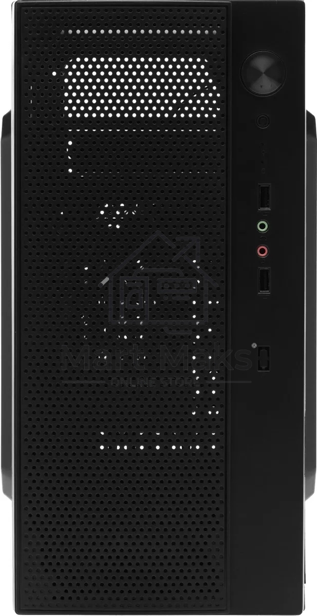 Компьютерный корпус Accord ENTRY ACC-242B черный без БП mATX 2xUSB2.0 audio
