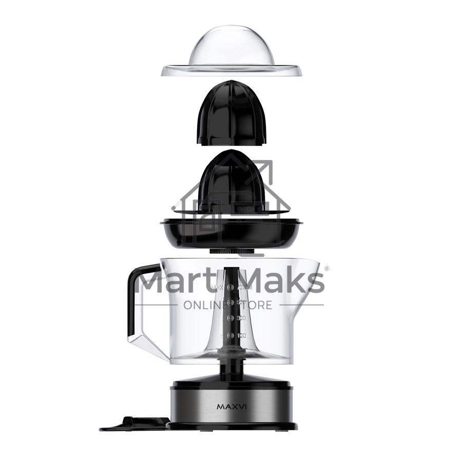 Соковыжималка MAXVI SG402 silver-black