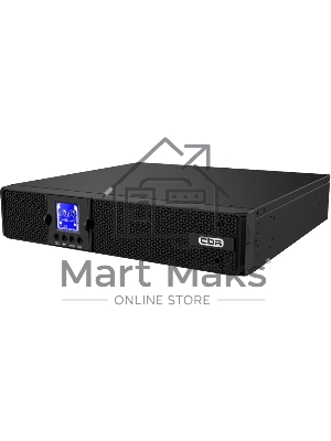 Источник бесперебойного питания CBR ESN-1KRT-8I-LCHERSC Online 1000VA/1000W RT 8 x C13, LCD, HID-USB, RS232, EPO, SNMP slot