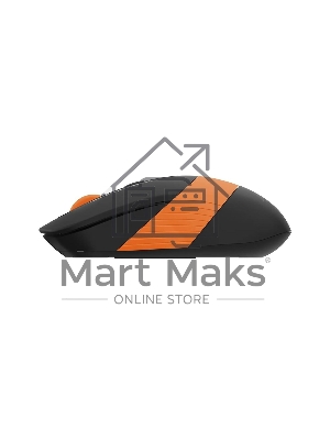 Мышь беспроводная A4Tech Fstyler FG10 черный/оранжевый, 2000 dpi, радиоканал, USB, кнопки - 4