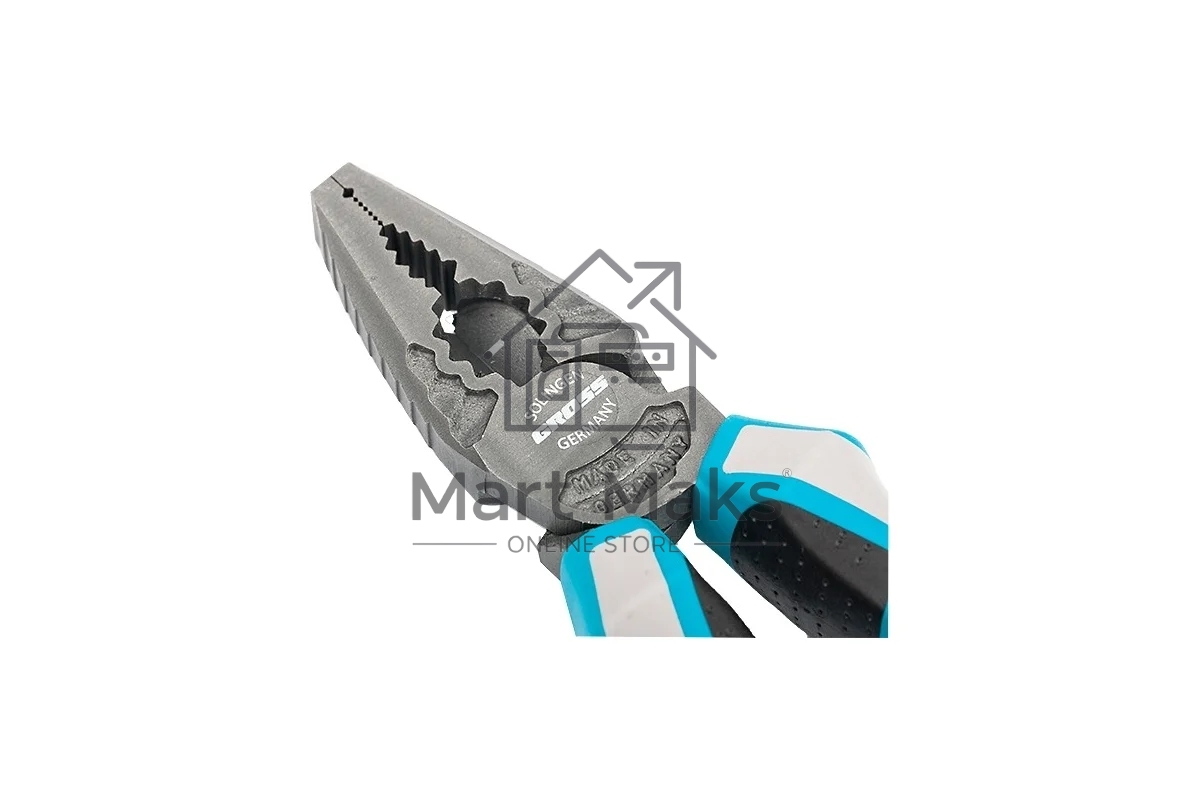 Плоскогубцы Gross 16975 комбинированные, 205 мм, трехкомпонентные рукоятки