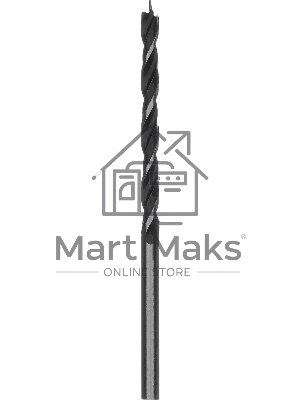 Сверло Сибртех по дереву Д=3 мм Дл=60 мм (1 пред.) для дрелей