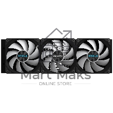 Жидкостная система охлаждения Gigabyte Eagle 360 ARGB черный, алюминий/медь, 2000 об/мин, 37.6 дБ, 4 pin