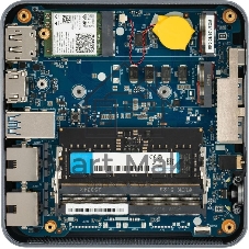 Неттоп IRU Tactio 515 i5 12450H (2) 16Gb SSD512Gb Iris Xe Windows 11 Pro 64 2xGbitEth WiFi BT 100W серый (RUS) (2195518)