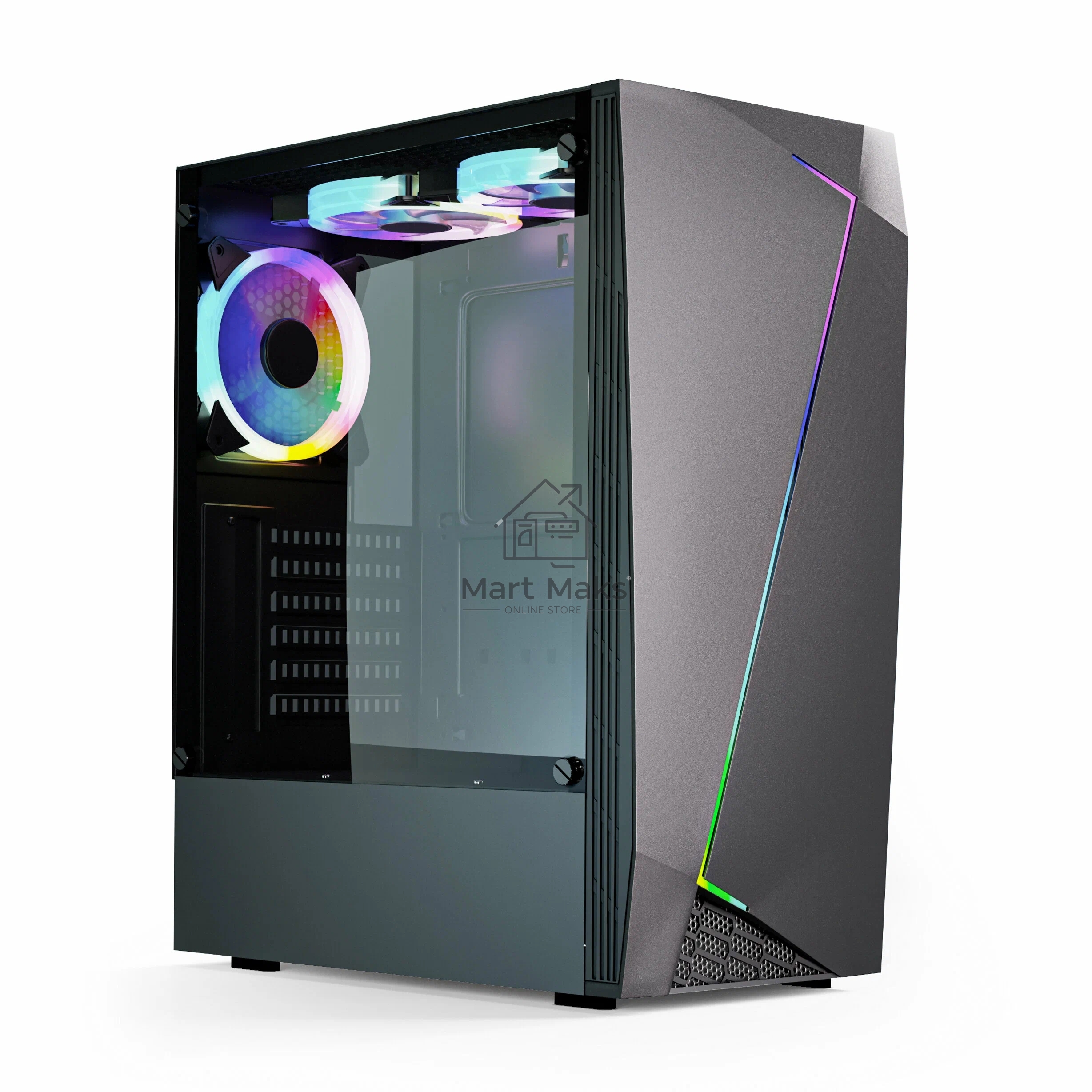 Компьютерный корпус ABR GQ-2 (8018) (USB3.0X1 + USB2.0 X2+audio)