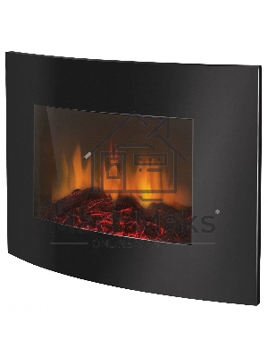 Электрокамин Electrolux EFP/W-1150URLS черный, 1800 Вт, 23 м2, термостат, пульт д/у